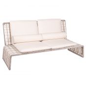 Tabloid Contemporary Woven Outdoor Love Seat by Stori Modern