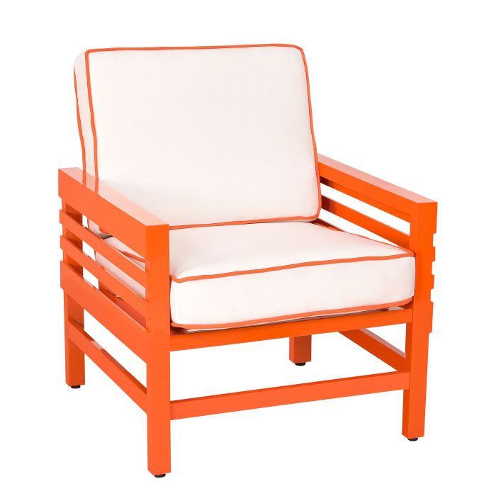Graphic Aluminum Outdoor Lounge Chair Stori Modern