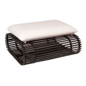 Novel Contemporary Outdoor Rataan Ottoman by Stori Modern