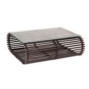 Novel Contemporary Outdoor Rataan Coffee Table by Stori Modern