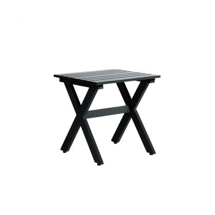 Graphic Outdoor Side Table in black
