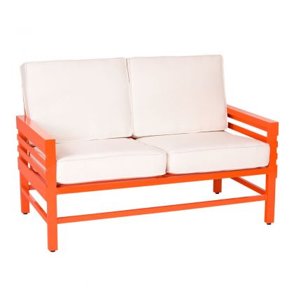 Graphic Contemporary Patio Love Seat by Stori Modern