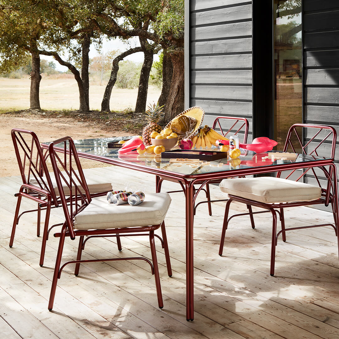 stori modern fairy tale iron dining outdoor furniture